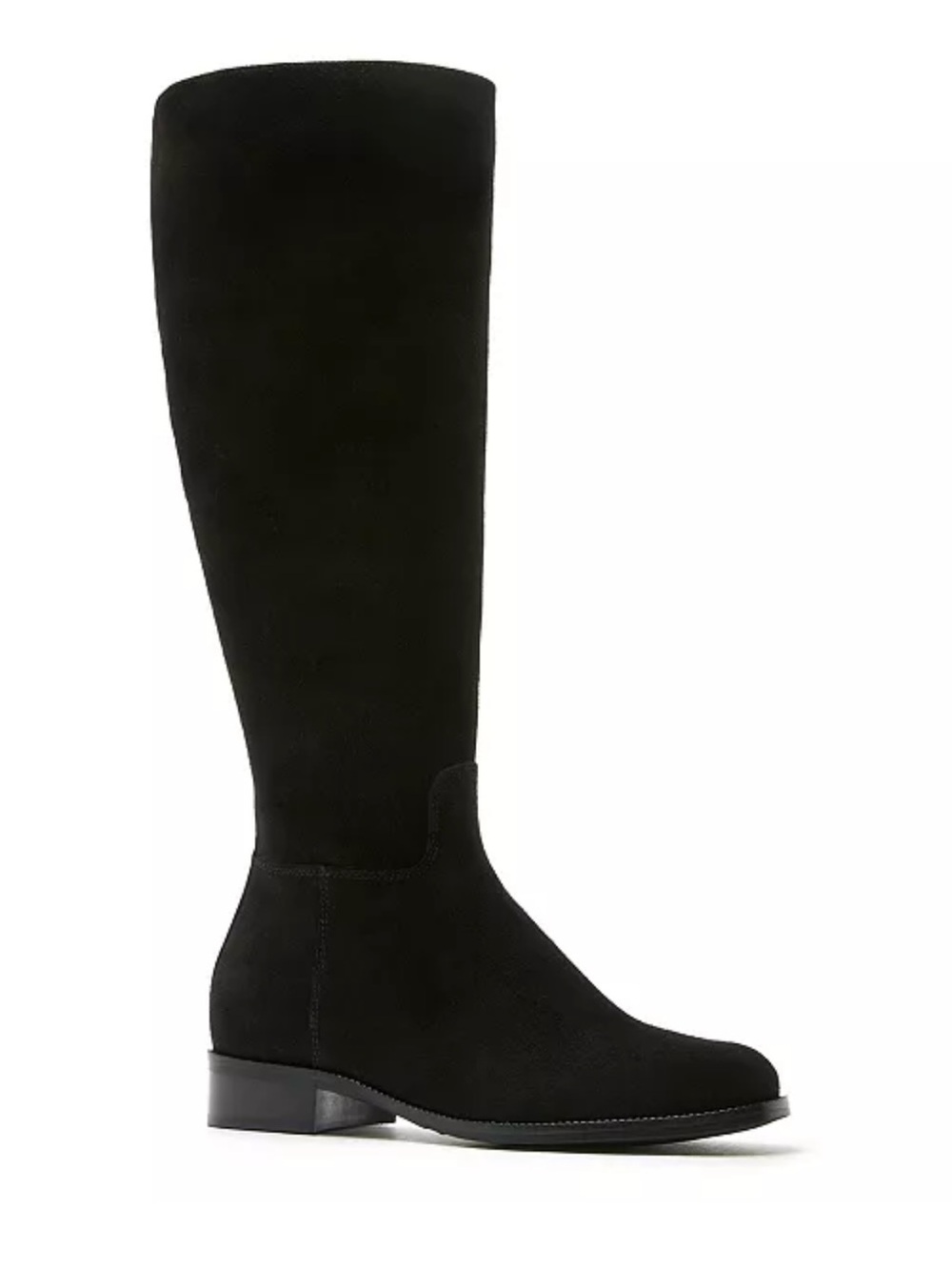 La Canadienne Women's Shane Waterproof Black Suede Zip Knee High Boots - NWT